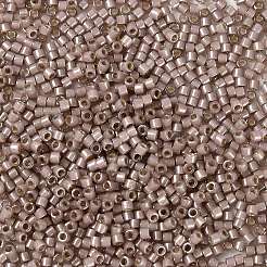 MIYUKIデリカビーズ  シリンダー  日本製シードビーズ  11/0  （db1460)シルバー裏地シナモンオパール  1.3x1.6mm  穴：0.8mm  約20000個/袋  100 G /袋&nbsp;SEED-J020-DB1460