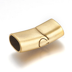 304 Stainless Steel Magnetic Clasps with Glue-in Ends&nbsp;STAS-P224-01G