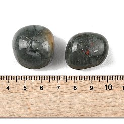 天然の血石のビーズ  転がった石  穴なし/ドリルなし  ナゲット  20~56x18~30.5x8~28mm&nbsp;G-G348-01B-35