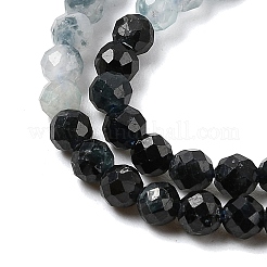 Natural Blue Tourmaline Beads Strands&nbsp;G-G294-A02-3mm