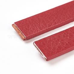 フラット模造レザーコード  ミックスカラー  9.5x2mm  約1.09ヤード（1m）/連&nbsp;LC-E019-01
