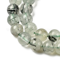 Natural Prehnite Beads Strands&nbsp;G-G457-6mm-03