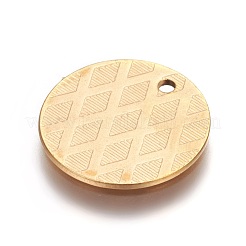 Ion Plating(IP) 304 Stainless Steel Pendants&nbsp;STAS-I098-02-G