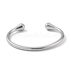 304 Stainless Steel Cuff Bangles for Women&nbsp;BJEW-Z078-12P