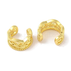 Brass Cuff Earrings for Women&nbsp;EJEW-I305-43G