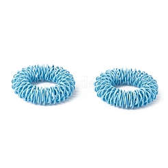 スプレー塗装された環境に優しい鉄製リンクリング  ミックスカラー  24~28x7mm  内径：10~15mm&nbsp;IFIN-T009-06-M