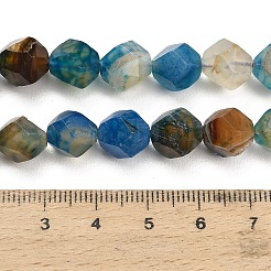 Natural Agate(Dyed & Heated) Beads Strands&nbsp;G-K425-B11-01