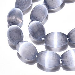 Dyed Natural Selenite Beads Strands&nbsp;G-T138-232B