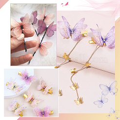 160Pcs 16 Style Polyester Fabric Wings Crafts Decoration&nbsp;DIY-SC0019-37