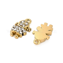 304 Stainless Steel Crystal Rhinestone Pendant&nbsp;STAS-U047-11G