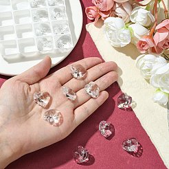 プレシオサ® マキシマ クリスタル ペンダント  チェコクリスタル  433 68 615 ハート  クリスタル00030個  18mm  穴：1.5mm&nbsp;Y-PRC-PD18-00030