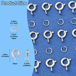 Brass Spring Ring Clasps&nbsp;KK-FS0001-50P