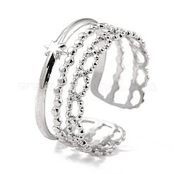 Tarnish Resistant 304 Stainless Steel Finger Rings&nbsp;RJEW-L102-35P