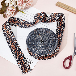 Polyester Leopard Printed Ribbons&nbsp;DIY-WH0632-86