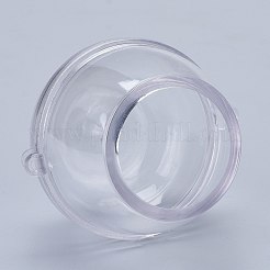 プラスチックキャンドル型  キャンドル作りツール用  リンゴの形  透明  81x70x67mm  穴：40mm  内径：61mm&nbsp;DIY-I035-10