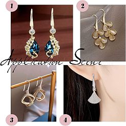 Brass Earring Hooks&nbsp;KK-FH0001-29