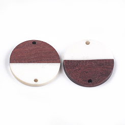 Resin & Walnut Wood Links connectors&nbsp;RESI-S367-02B-01