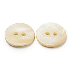 Freshwater Shell Buttons&nbsp;X-BUTT-Z001-04A