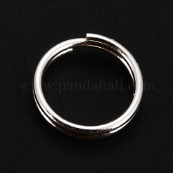 304ステンレススプリットリング  ダブルループ丸カン  銀  7x1.3mm  内径：5.5mm  単線：0.65mm&nbsp;STAS-P223-22S-03