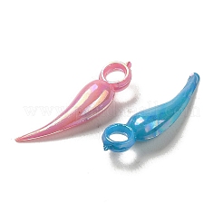 Plating Opaque Acrylic Pendants&nbsp;OACR-E039-55