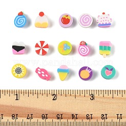 100Pcs 2 Styles Handmade Polymer Clay Beads&nbsp;CLAY-FP0001-11A