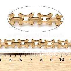 イオンプレーティング（IP）304ステンレスリンクチェーン  溶接されていない  18KGP本金メッキ  10.5x8.5x1.4mm&nbsp;CHS-S012-16G