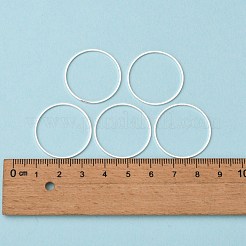 真鍮製フレームコネクター  カドミウムフリー＆鉛フリー  銀色のメッキ  25x1mm&nbsp;X-EC18725MM-S