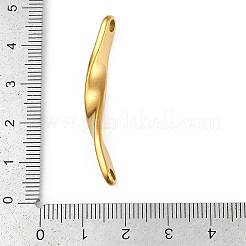 Ion Plating(IP) 202 Stainless Steel Twist Connector Charms&nbsp;STAS-Q336-13B-G