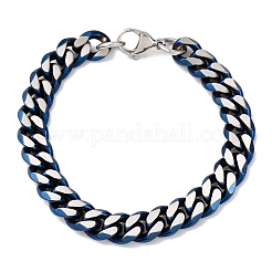 304 Stainless Steel Cuban Link Chain Bracelets for Men Women&nbsp;BJEW-C124-04A-01