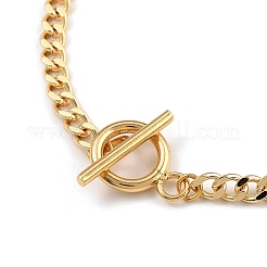 Brass Curb Chain Bracelets&nbsp;BJEW-JB05365