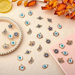 40Pcs 9 Style Alloy Enamel Pendants&nbsp;ENAM-SZ0002-78