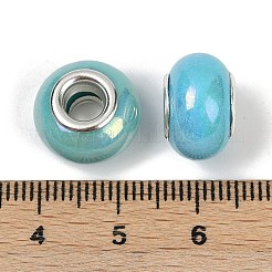 Opaque Resin European Beads&nbsp;RESI-C059-01I