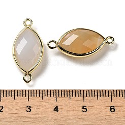 Natural Grey Agate Faceted Connector Charms&nbsp;G-K347-03G-16