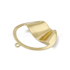 合金ペンダント  フラットラウンドのチャーム  ライトゴールド  42.5x36x6.5mm  穴：2mm&nbsp;LS-PALLOY-D014-06LG