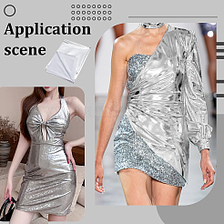 Polyester Spandex Stretch Fabric&nbsp;DIY-WH0002-56C