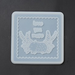 DIY Animal Coaster Silicone Molds&nbsp;LS-DIY-G070-03C