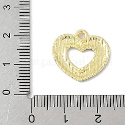 独立記念日合金エナメルパンダント  ゴールドカラー  ハート  17.5x18x1.5mm  穴：1.6mm&nbsp;FIND-M083-05E-G