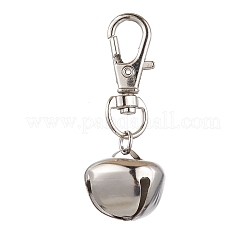 3Pcs 3 Colors Iron Bell Pendant Decoration&nbsp;HJEW-JM02227