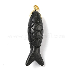 Natural & Synthetic Mixed Gemstone Carved Pendants&nbsp;G-P599-08G