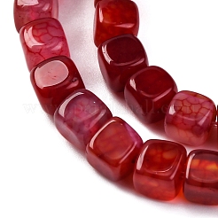 Natural Dragon Veins Agate Beads Strands&nbsp;G-G177-E14-01