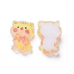 Transparent Epoxy Resin Cabochons&nbsp;CRES-S365-37