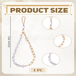 1Pc Alloy Mobile Straps&nbsp;HJEW-LP0001-45