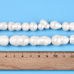 Natural Baroque Keshi Pearl Beads Strands&nbsp;PEAR-S020-O02