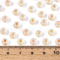 FGB Inside Colours Transparent Glass Seed Beads&nbsp;SEED-T009-01G