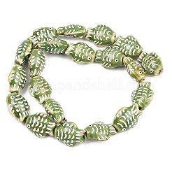 Handmade Porcelain Beads&nbsp;PORC-K010-08-M