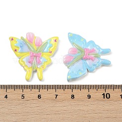 Opaque Resin Enamel Cabochons&nbsp;CRES-D308-03