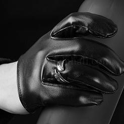 Fashionable Unisex 316L Surgical Stainless Steel Feather Cuff Rings&nbsp;RJEW-BB09945-10