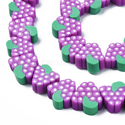 Handmade Polymer Clay Bead Strands&nbsp;X-CLAY-R069-01D-03