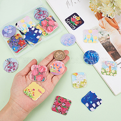 30Pcs 15 Style Acrylic Cabochons&nbsp;MACR-CA0001-35