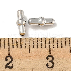 真鍮ビーズ  カドミウムフリー＆ニッケルフリー＆鉛フリー  チューブコラム  プラチナ  7mm  穴：0.7mm&nbsp;KK-R152-09P